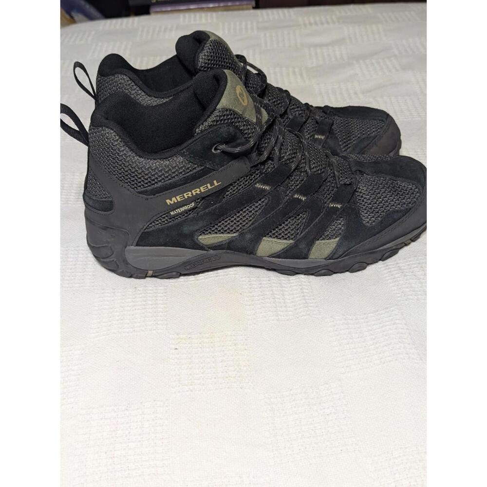 Merrell Mens Alverstone Mid Waterproof Hiking Boots Size 11.5